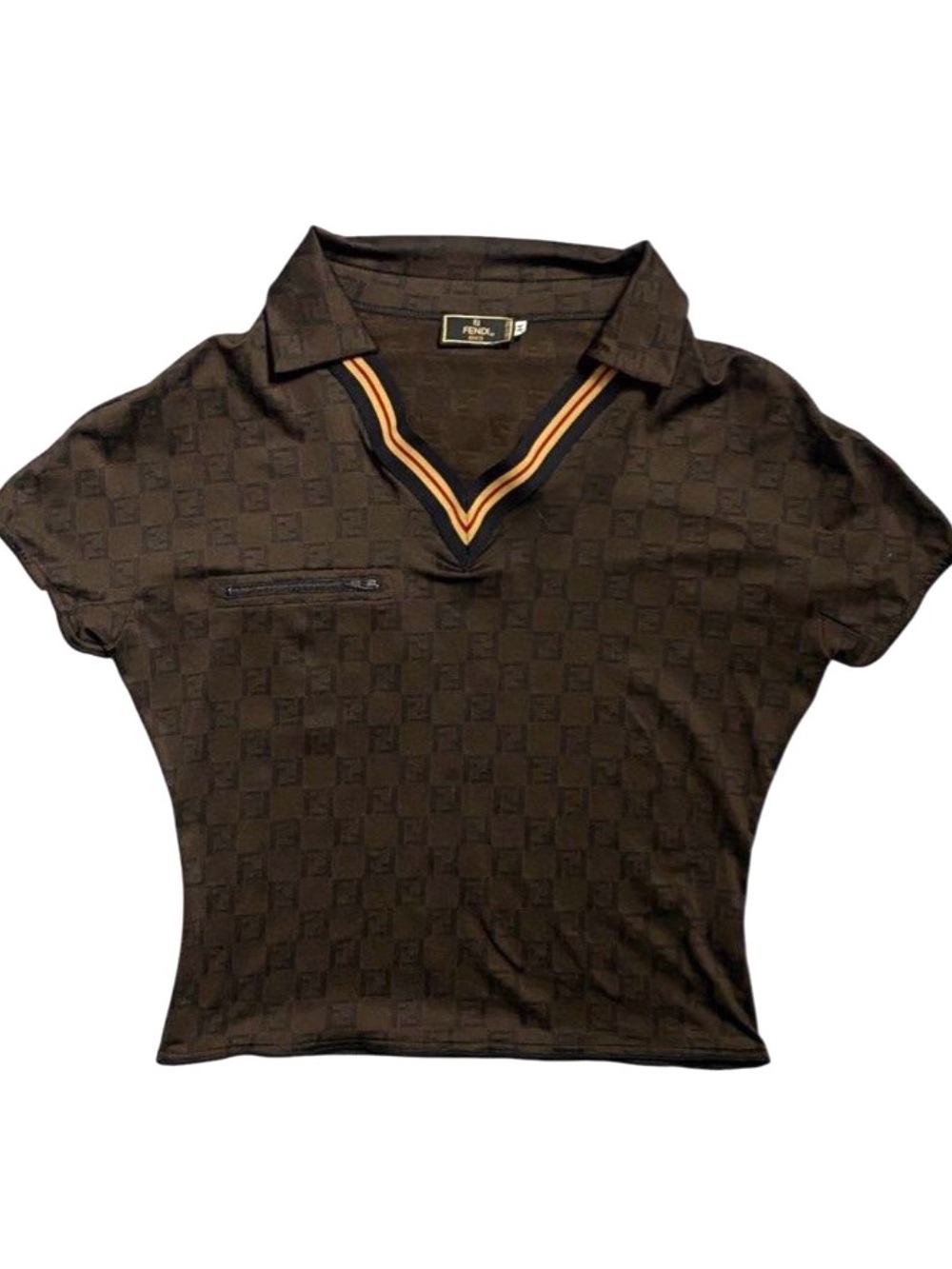 FENDI Zucca Semi Cropped Top (FINAL SALE)